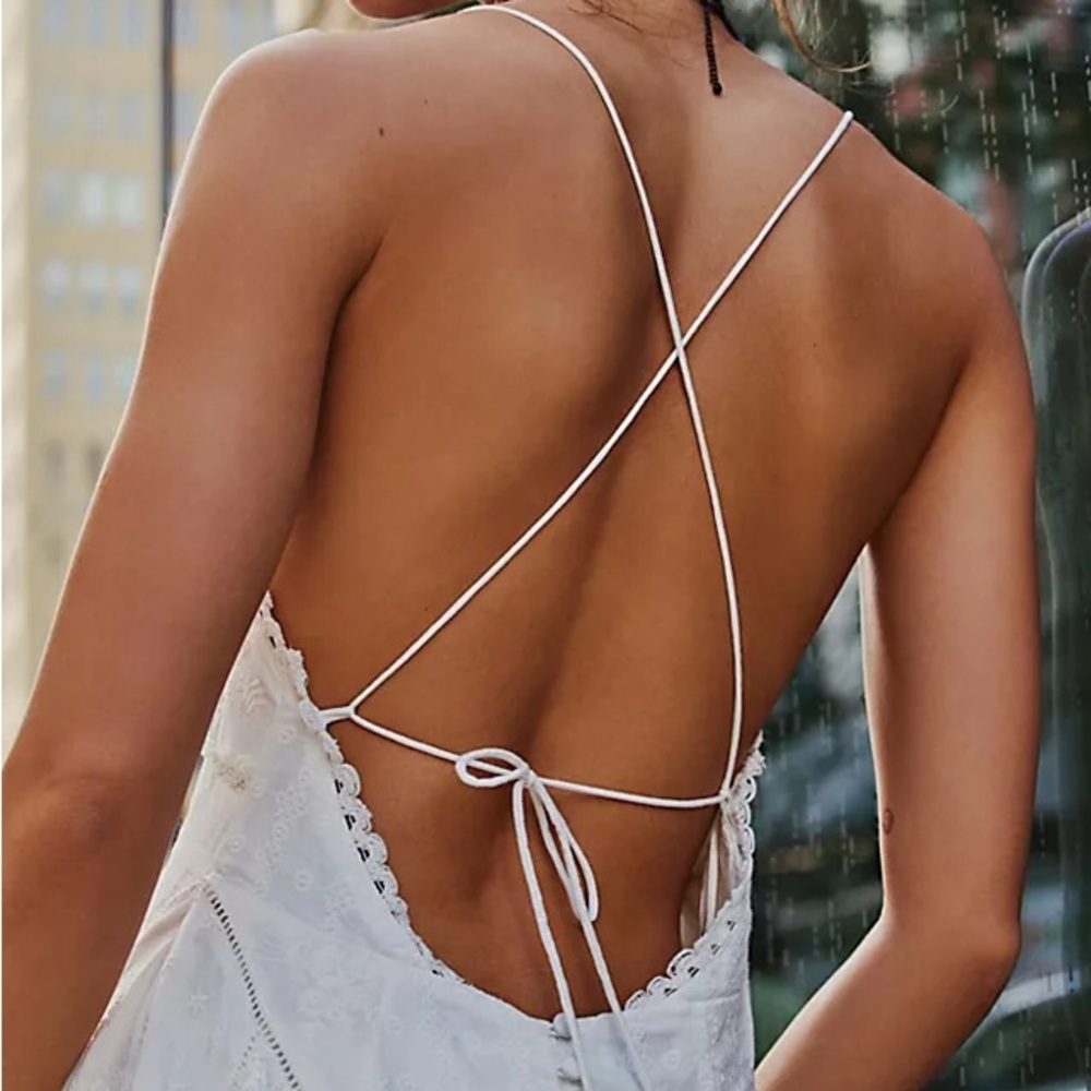 Free People Heart of Mine White Maxi Dress - Picture 3 of 5